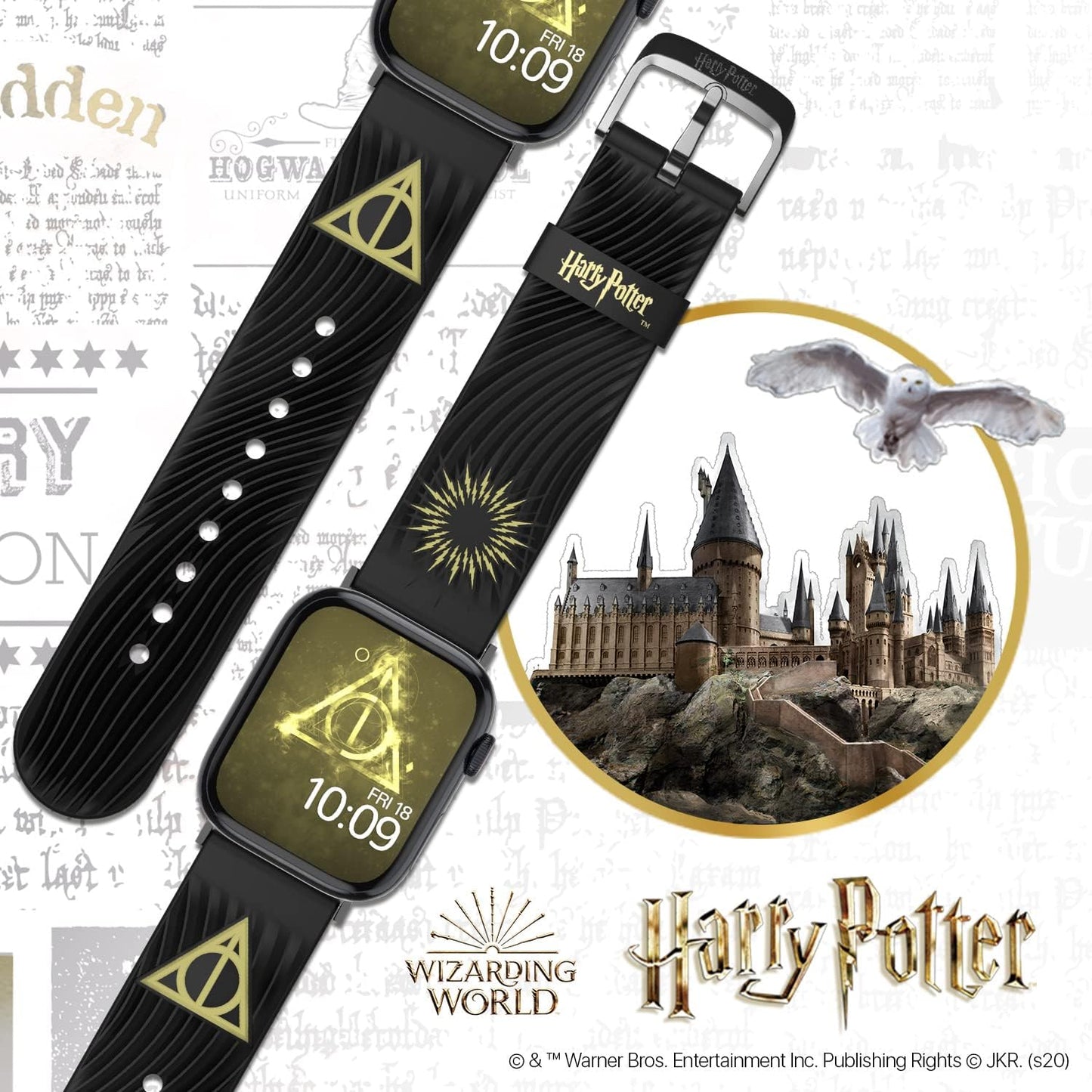 Harry Potter Smartwatch Band – Officially Licensed, Compatible with Every Size & Series of Apple Watch (Watch Not Included)