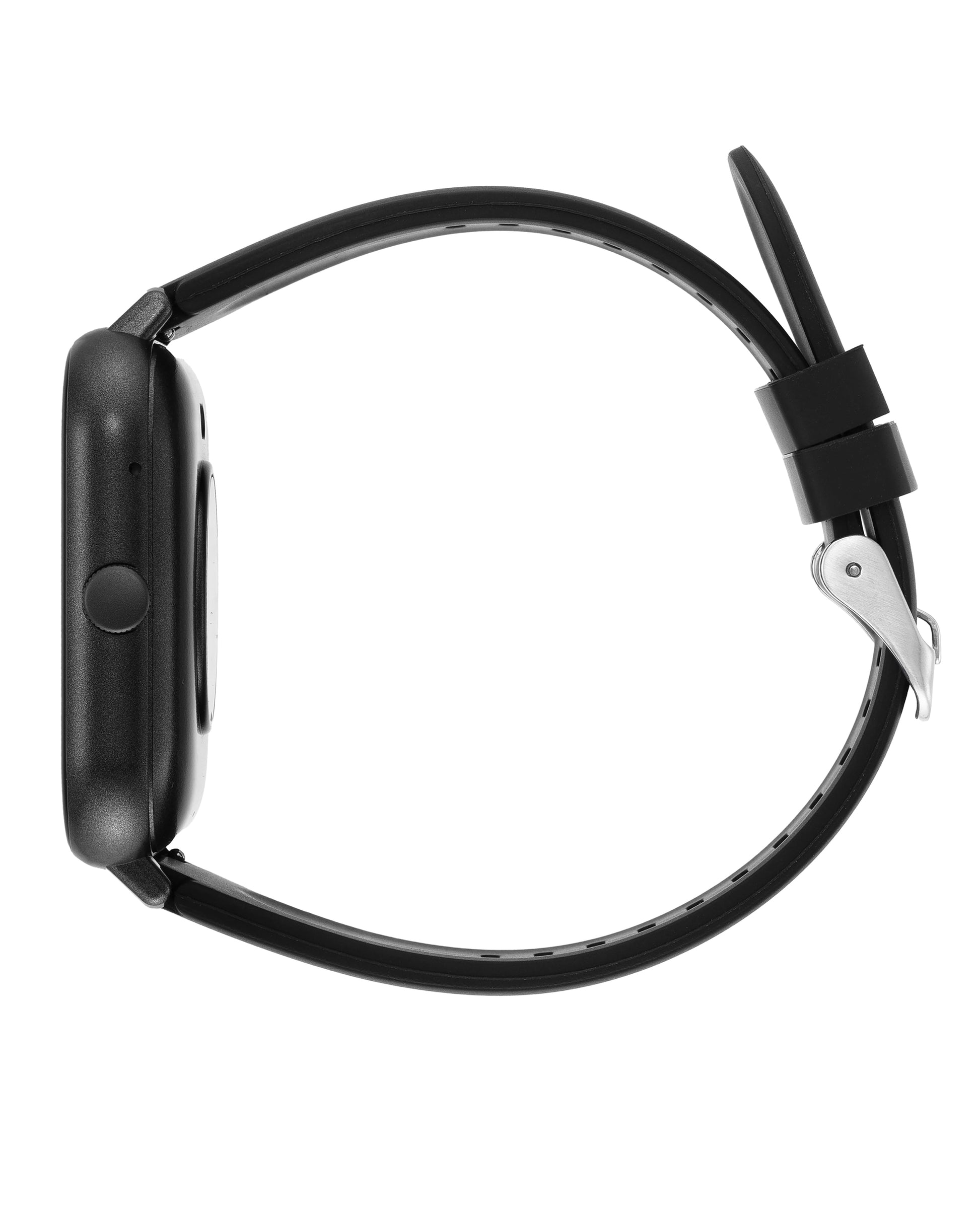 Eclipse Adult 45Mm W/Voice Assistant & Backlight Smart Watch W/Charging Cable & Watch Band, Black