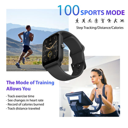 Smart Watch, Bluetooth Text Call, 1.8"" Display, 14 Days Battery, Health Fitness, Iphone & Android