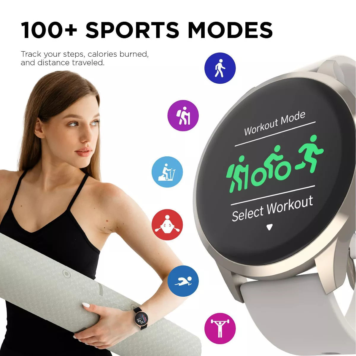 Itouch Sport 4 Smartwatch - Titanium