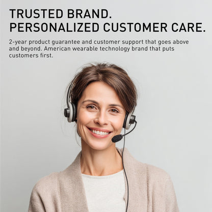 Giga Smartwatch with AMOLED 2.04" High-Definition Touchscreen Display, Black