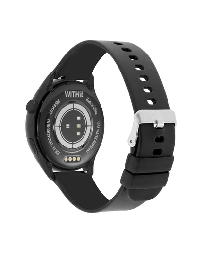 Deca Smartwatch with AMOLED 1.43" High-Definition Touchscreen Display, Black