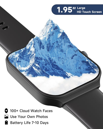 2025 Smart Watch for Men/Women, Waterproof Smartwatch Bluetooth Iphone Android