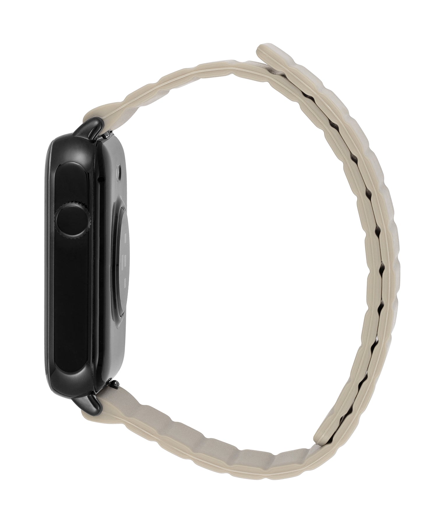 Matrix Adult 44Mm W/Voice Assistant & Backlight Smart Watch W/Charging Cable, Watch Band, Taupe