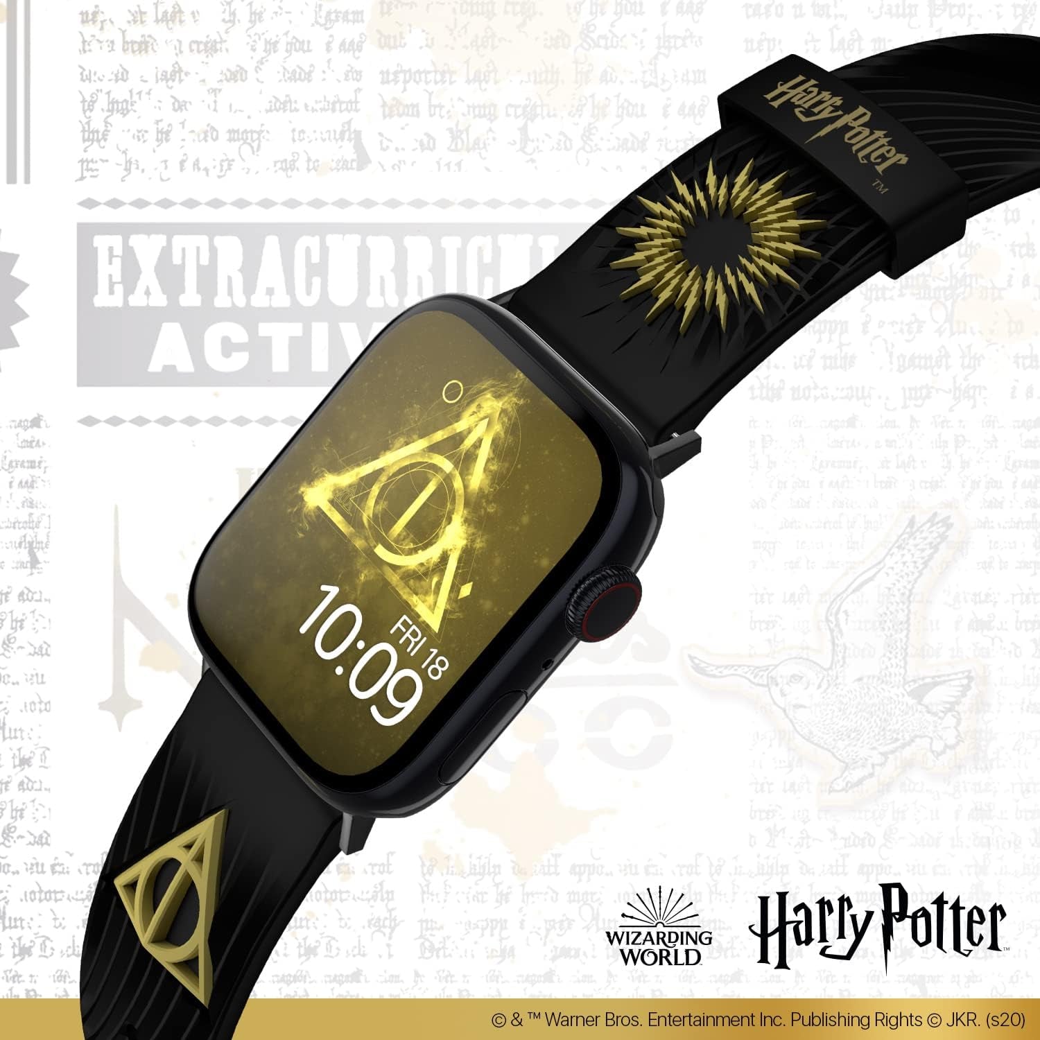 Harry Potter Smartwatch Band – Officially Licensed, Compatible with Every Size & Series of Apple Watch (Watch Not Included)