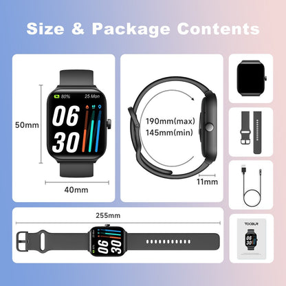 2025 Smart Watch for Men/Women, Waterproof Smartwatch Bluetooth Iphone Android