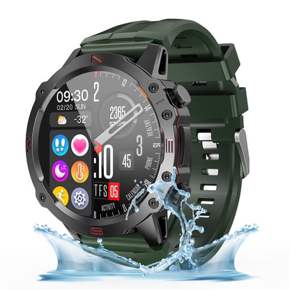 Smart Watch for Men Women, Fitness Tracker with 100+ Sport Modes for Android & Ios, Green