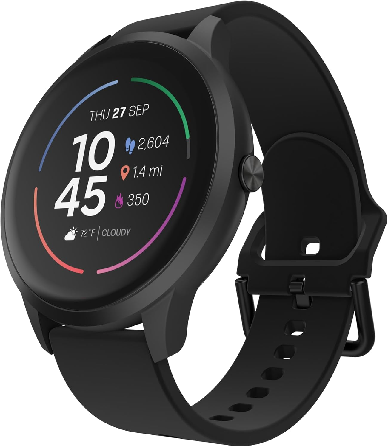 Sport 4 Smartwatch - Fitness Tracker, Heart Rate Monitor, Customizable Watch Face - Activity and Calorie Tracker - 100+ Sports Modes - Bluetooth Connectivity
