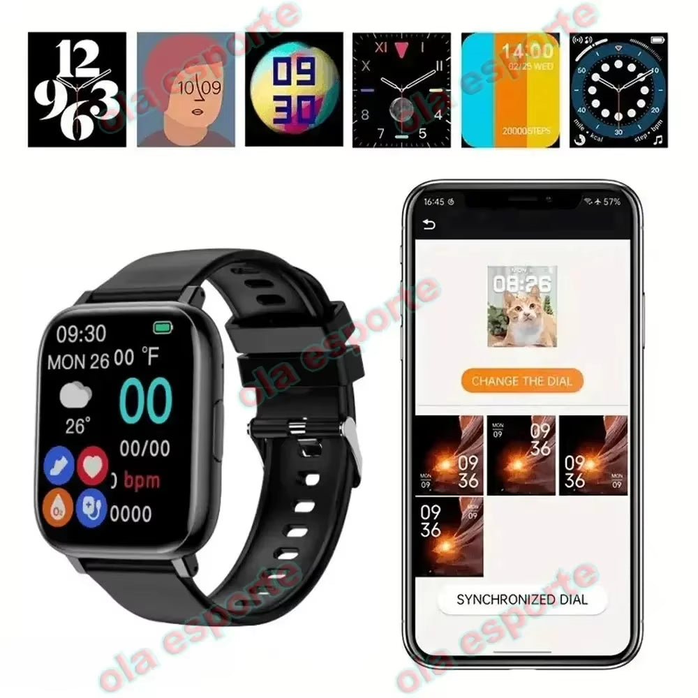 Smart Watch 2025 Bluetooth Call Sleep Heart Rate Health Monitoring GPS Watches for Men Women Sport Fitness Waterproof Smartwatch