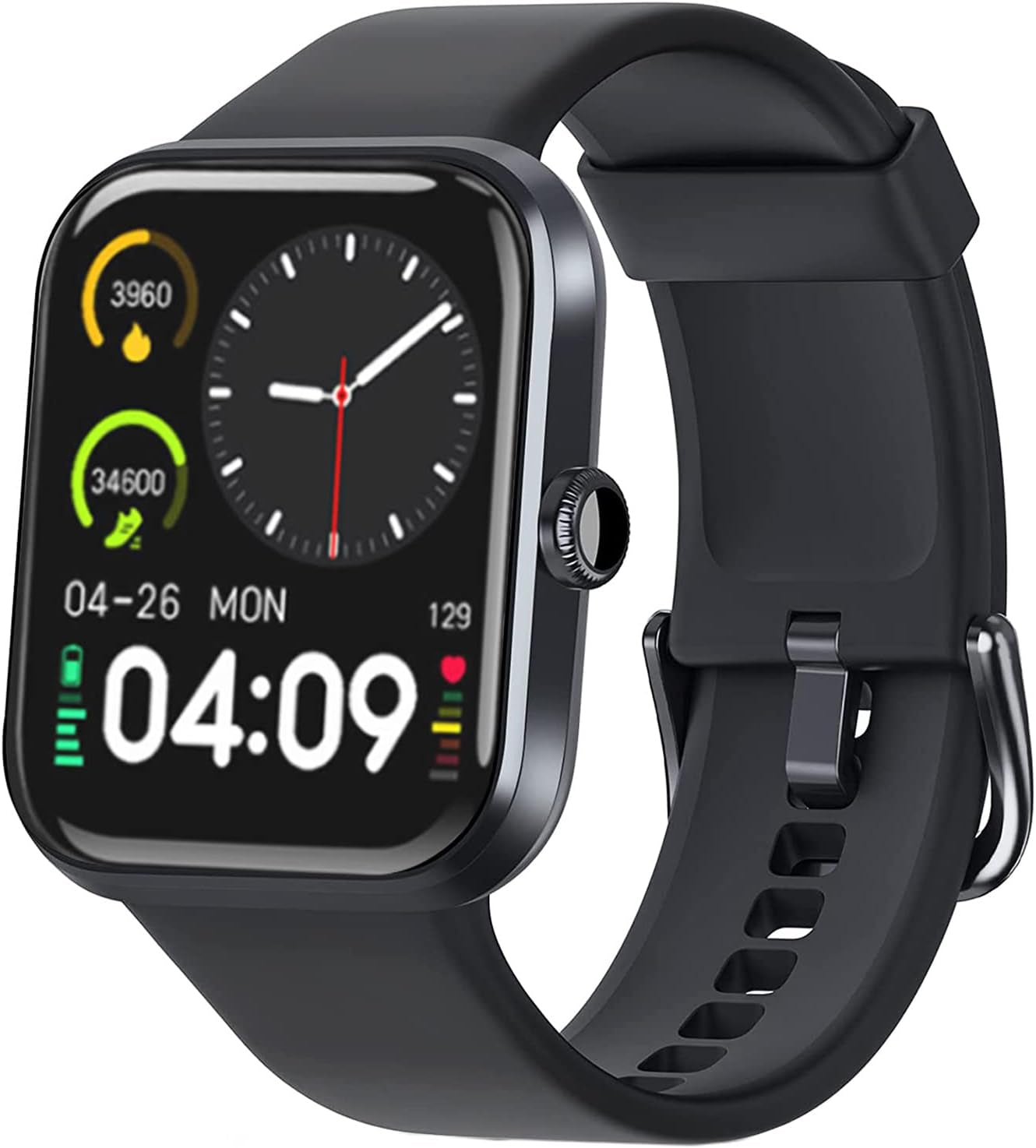 RERE ASW1 Smart Watch with Alexa Built-In,1.69 Inch Fitness Tracker with 20 Sport Modes, Heart Rate, Blood Oxygen, Sleep Monitor, 5ATM Waterproof, 10 Day Battery Life, Fit for Ios and Android, Pink