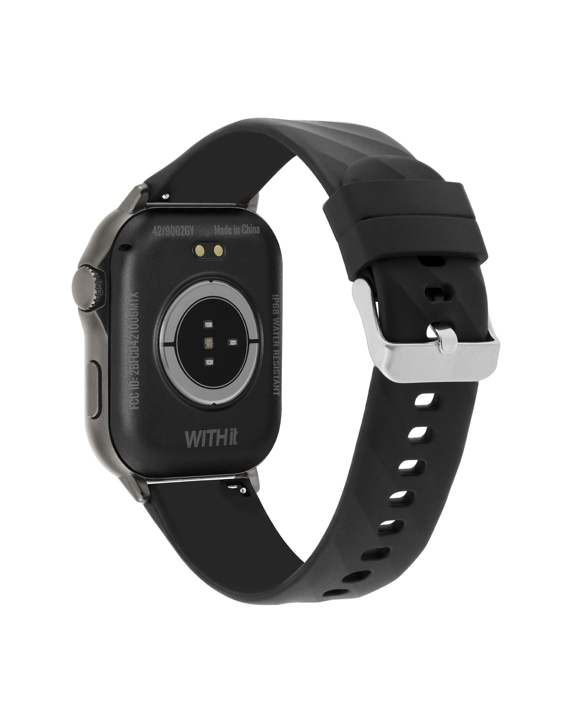 Giga Smartwatch with AMOLED 2.04" High-Definition Touchscreen Display, Black