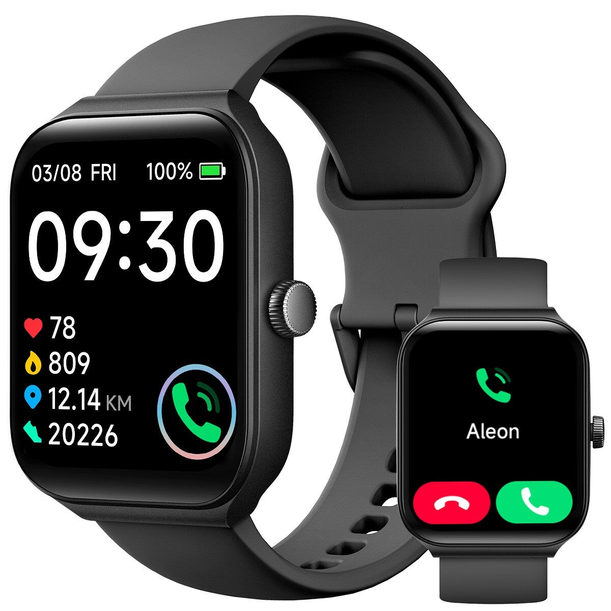 2025 Smart Watch for Men/Women, Waterproof Smartwatch Bluetooth Iphone Android